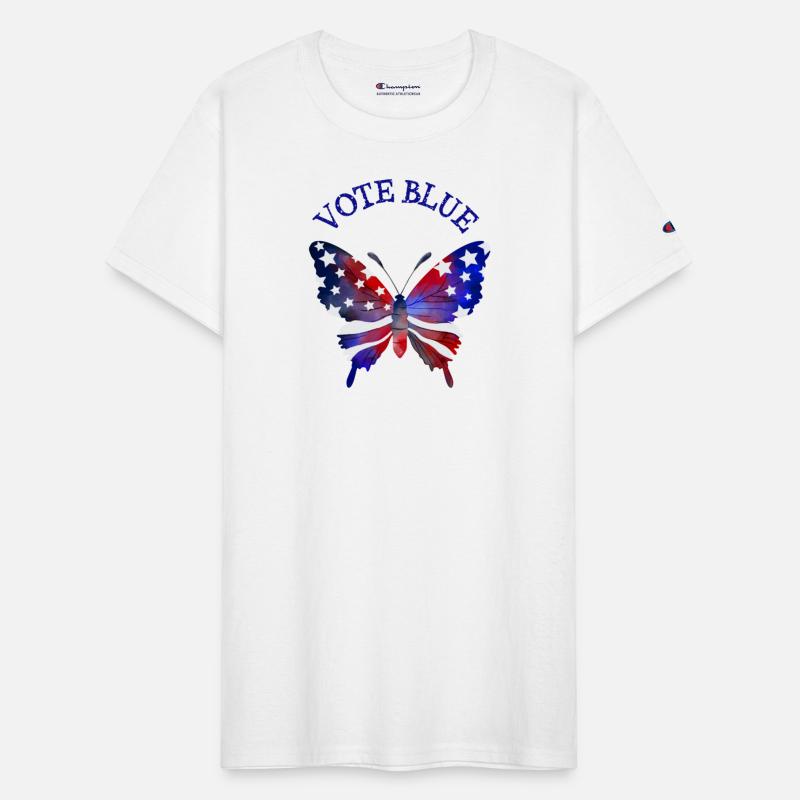 VOTE BLUE butterfly Political Vote Blue
