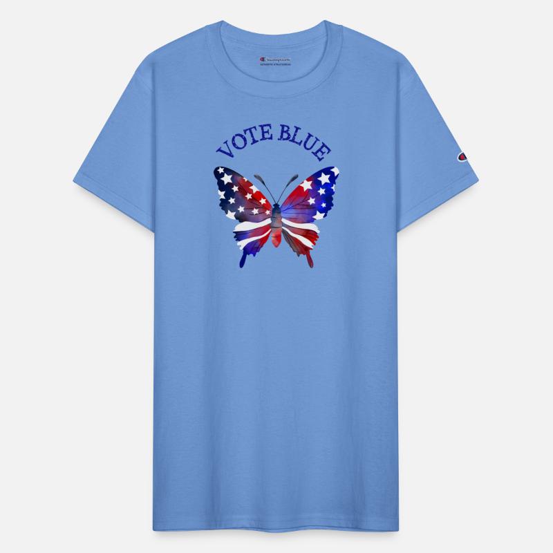 VOTE BLUE butterfly Political Vote Blue