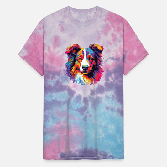 Watercolor Colorful Collie