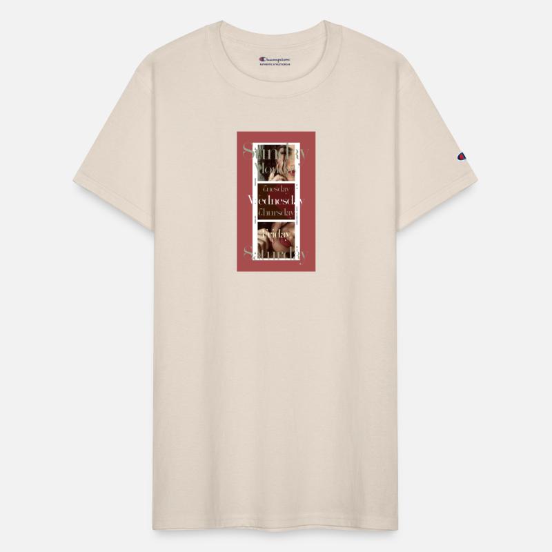 Weekdays and female Model