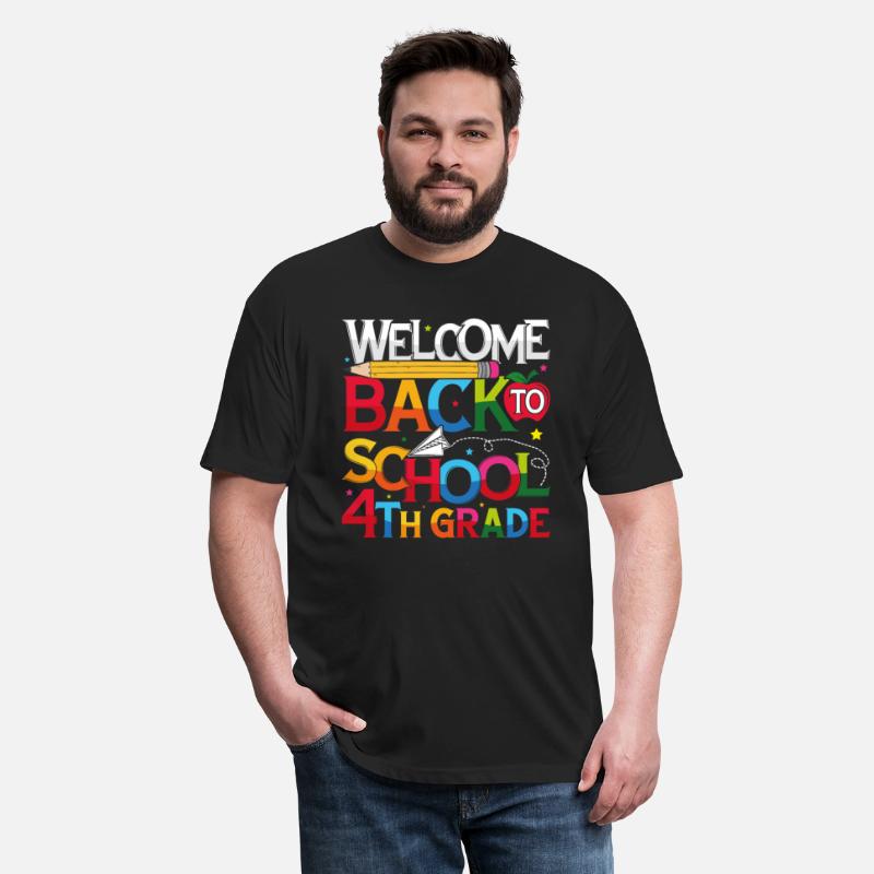 Welcome Back to School 4th Grade Shirt teacher