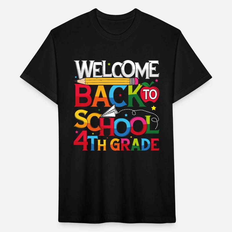 Welcome Back to School 4th Grade Shirt teacher