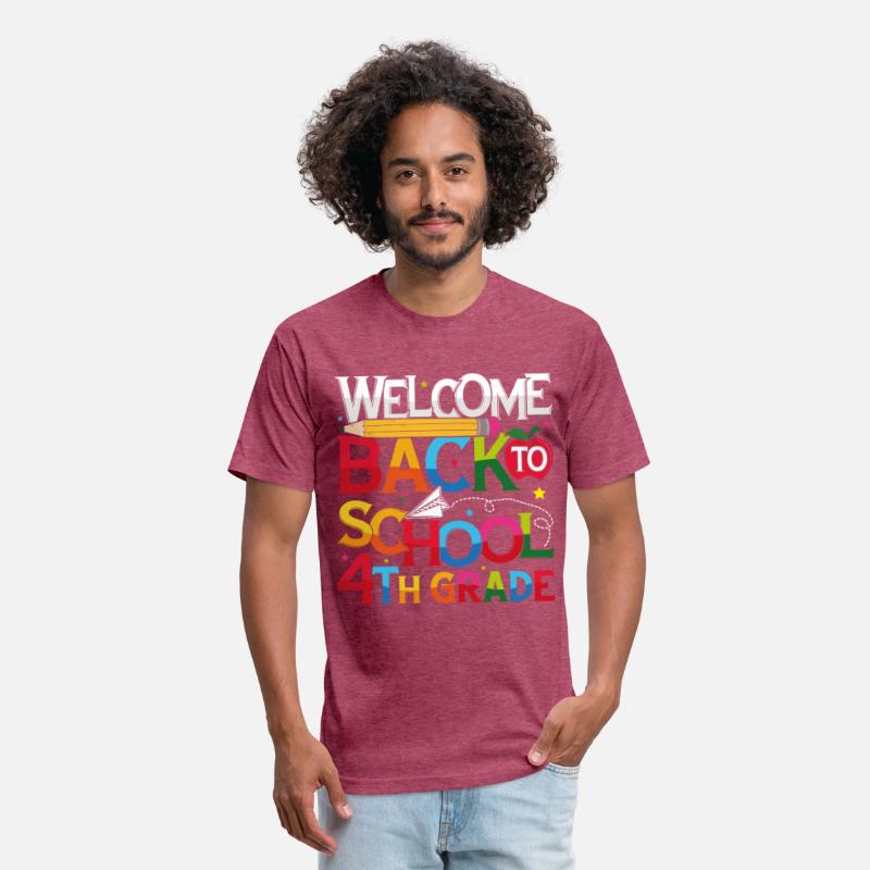 Welcome Back to School 4th Grade Shirt teacher