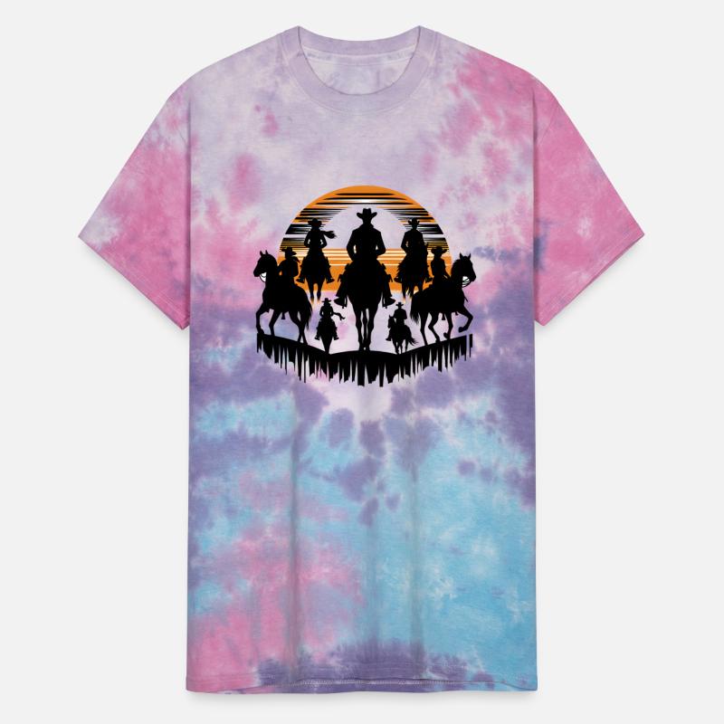 Western Riders in Sunset T-Shirt