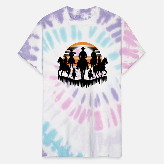 Western Riders in Sunset T-Shirt