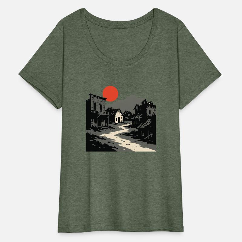 Western Town at Sunset