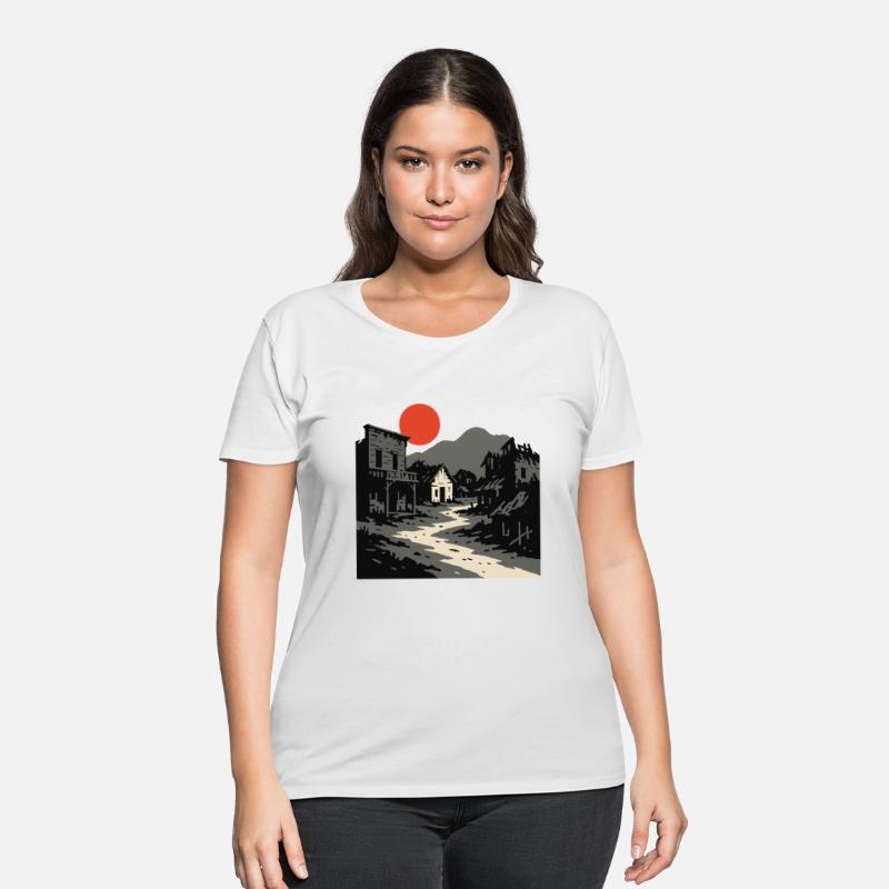 Western Town at Sunset