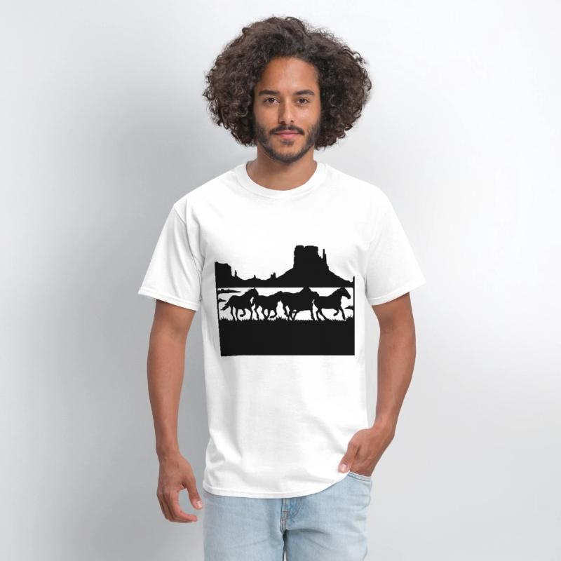 wildlife stencils Wild horses running in the wild