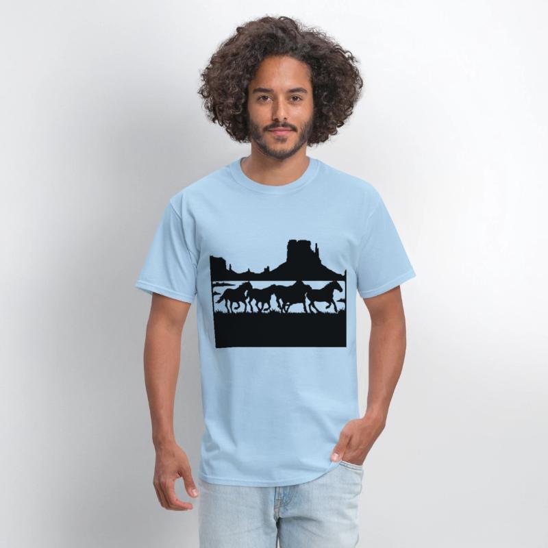 wildlife stencils Wild horses running in the wild