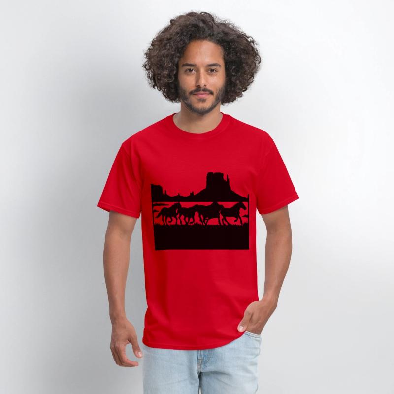 wildlife stencils Wild horses running in the wild