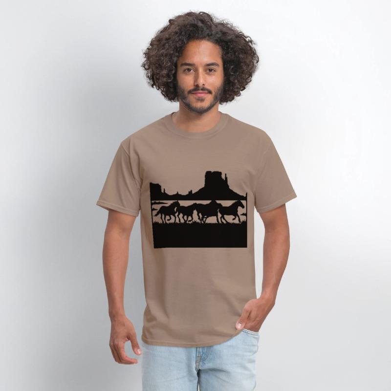 wildlife stencils Wild horses running in the wild