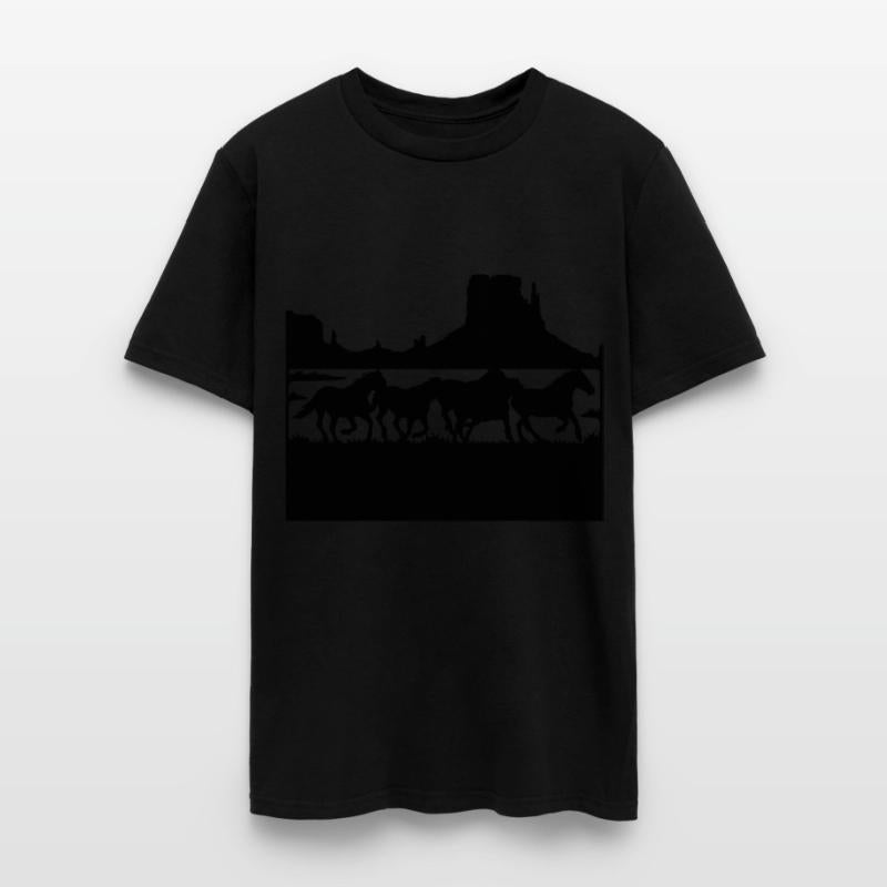 wildlife stencils Wild horses running in the wild