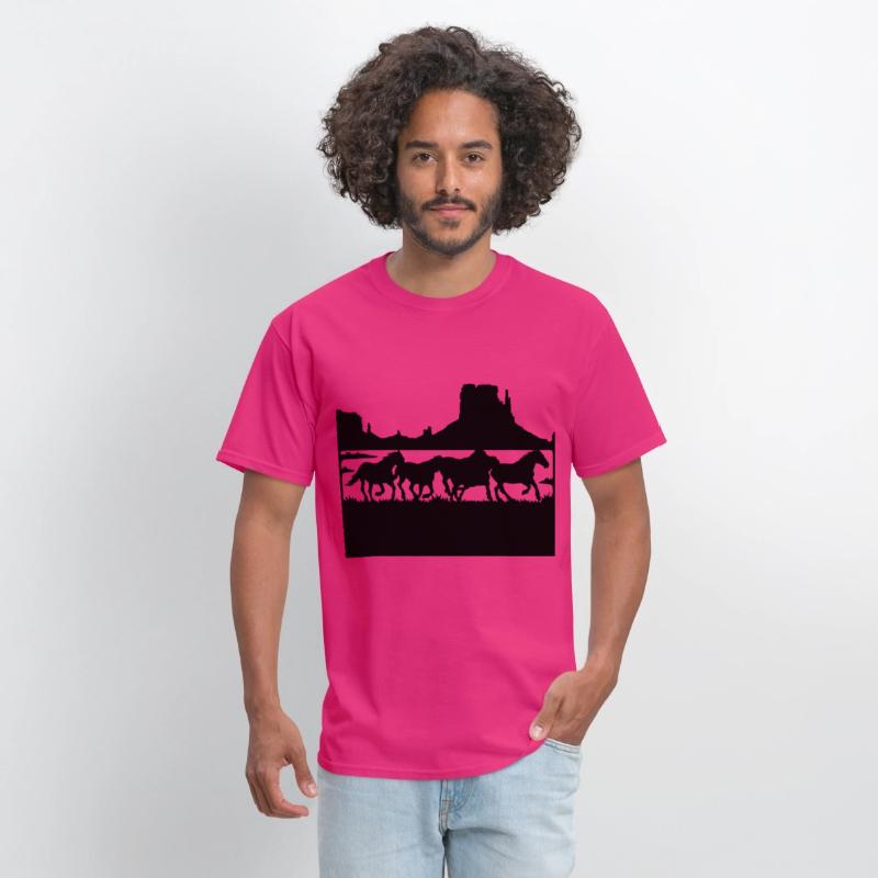 wildlife stencils Wild horses running in the wild