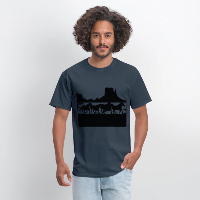 wildlife stencils Wild horses running in the wild