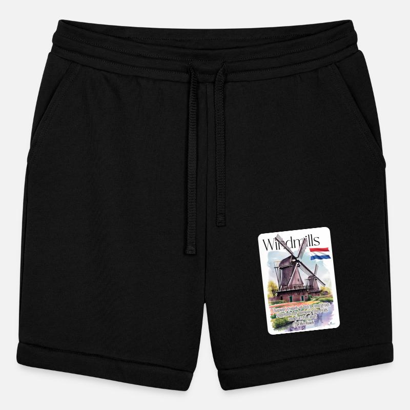 Windmills symbols of Dutch Netherland V1