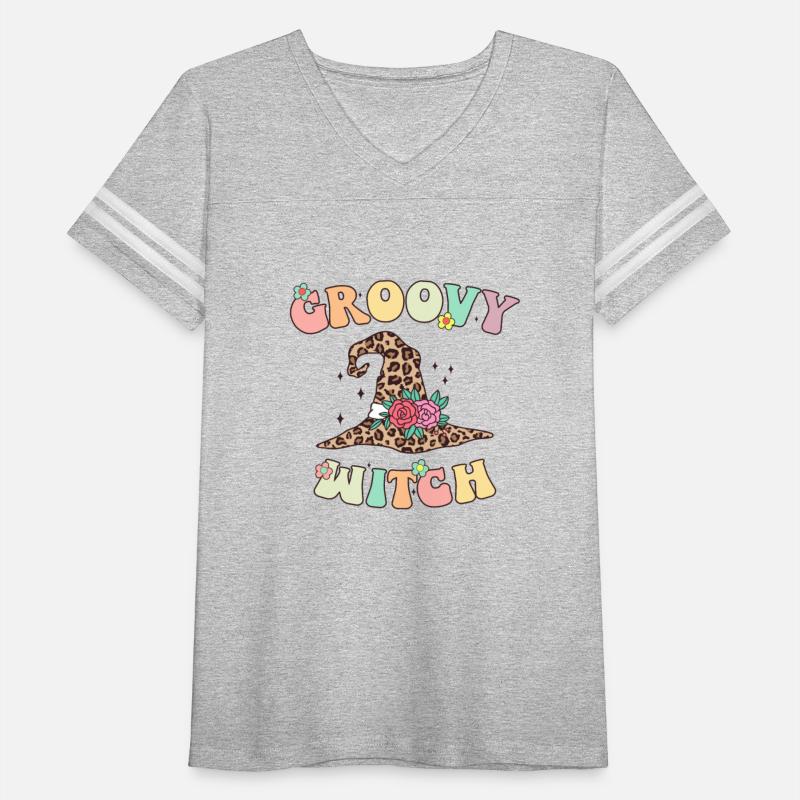 Women Fall Halloween Retro Spooky Groovy Witch