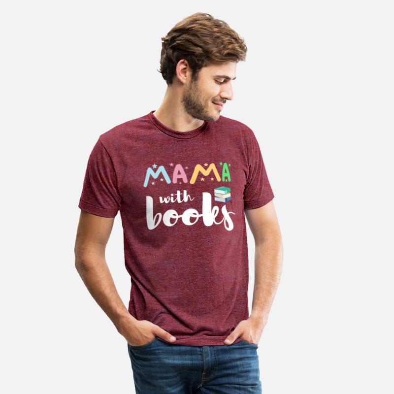 Womens Mum With Books Gift Mother Reading