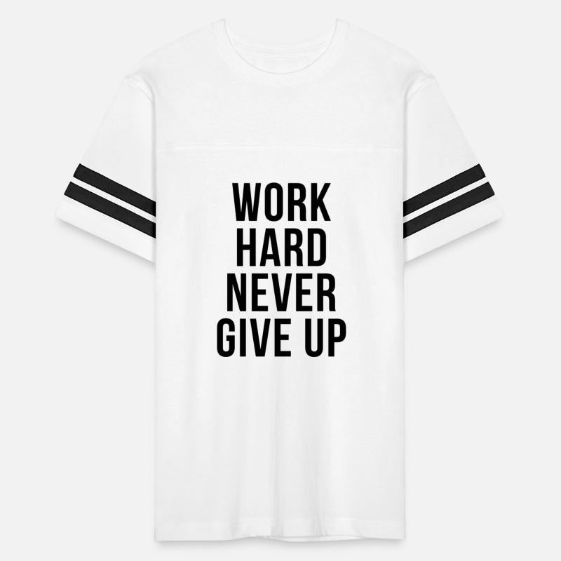 WORK HARD NEVER GIVE UP GYM WORKOUT FITNESS WEALTH