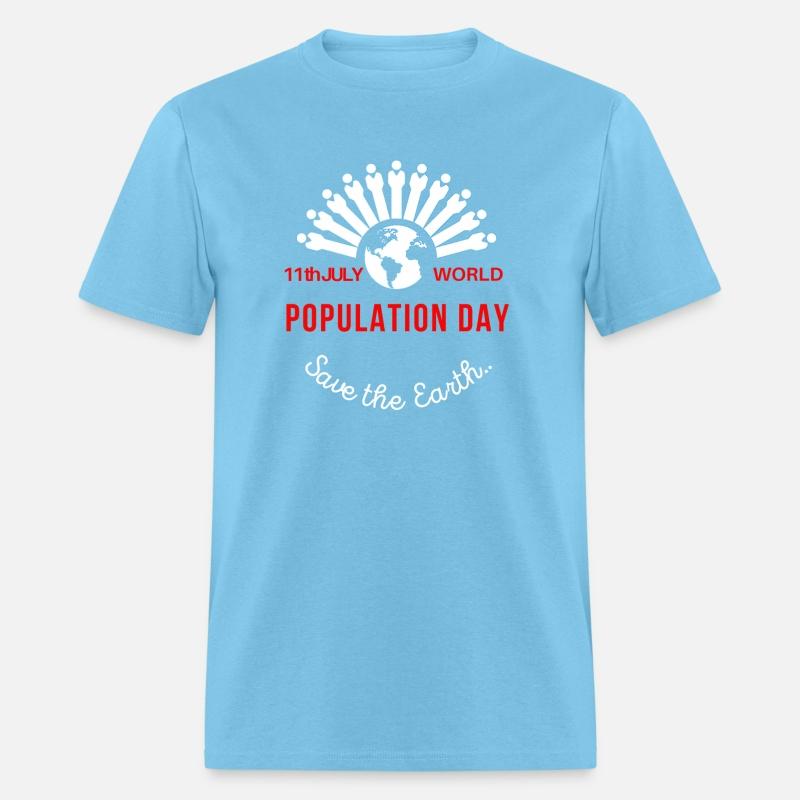 World population day t-shirt