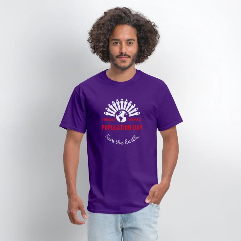 World population day t-shirt