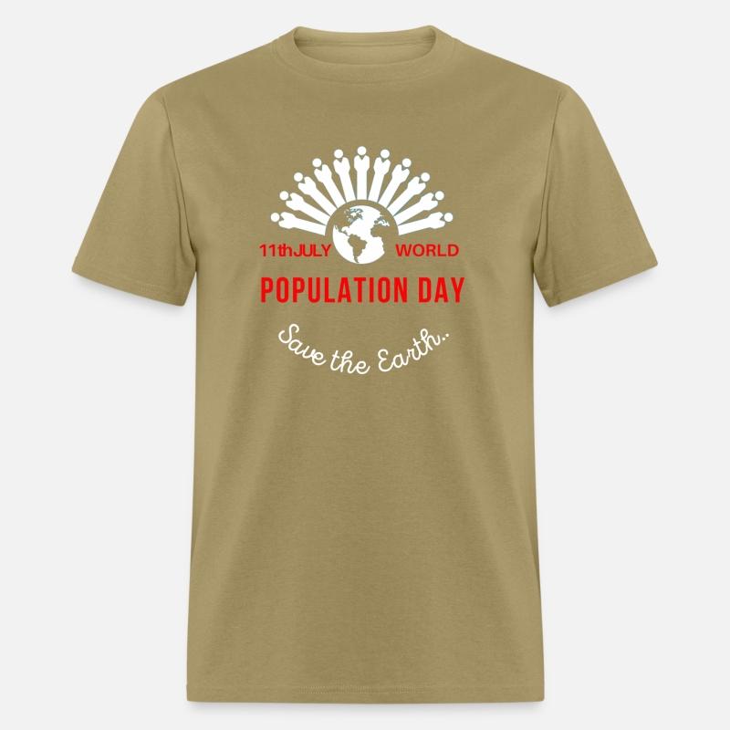 World population day t-shirt