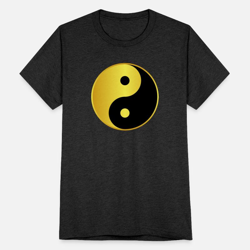 Yin and Yang symbol | Gold asian philosophy zen