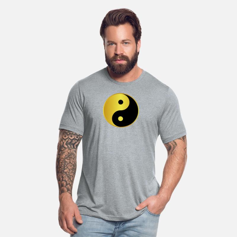 Yin and Yang symbol | Gold asian philosophy zen