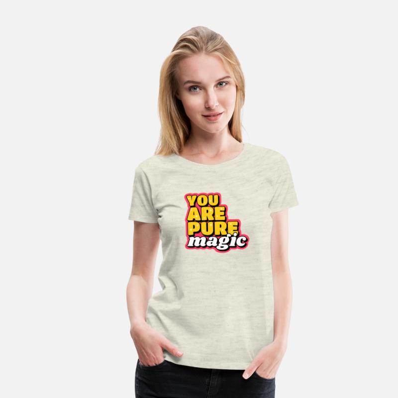 You are pure magic cute text design