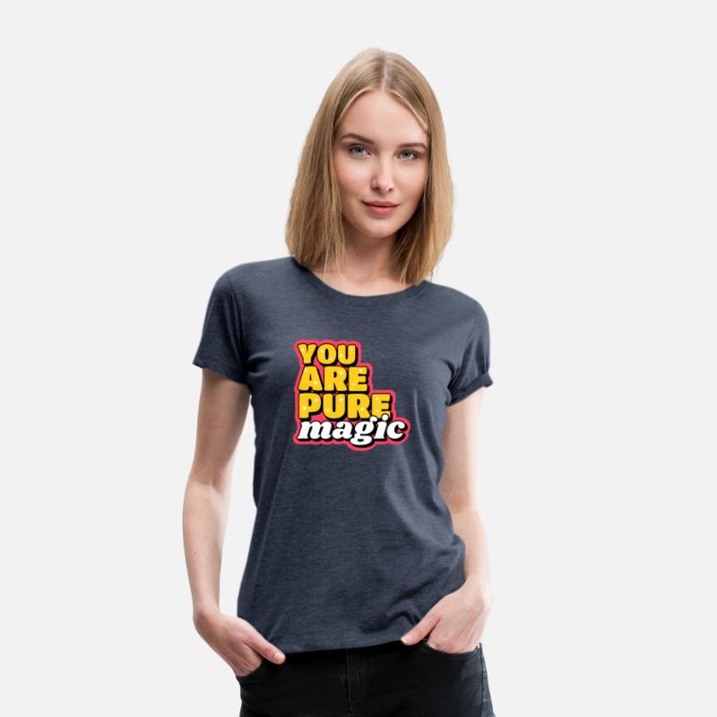 You are pure magic cute text design