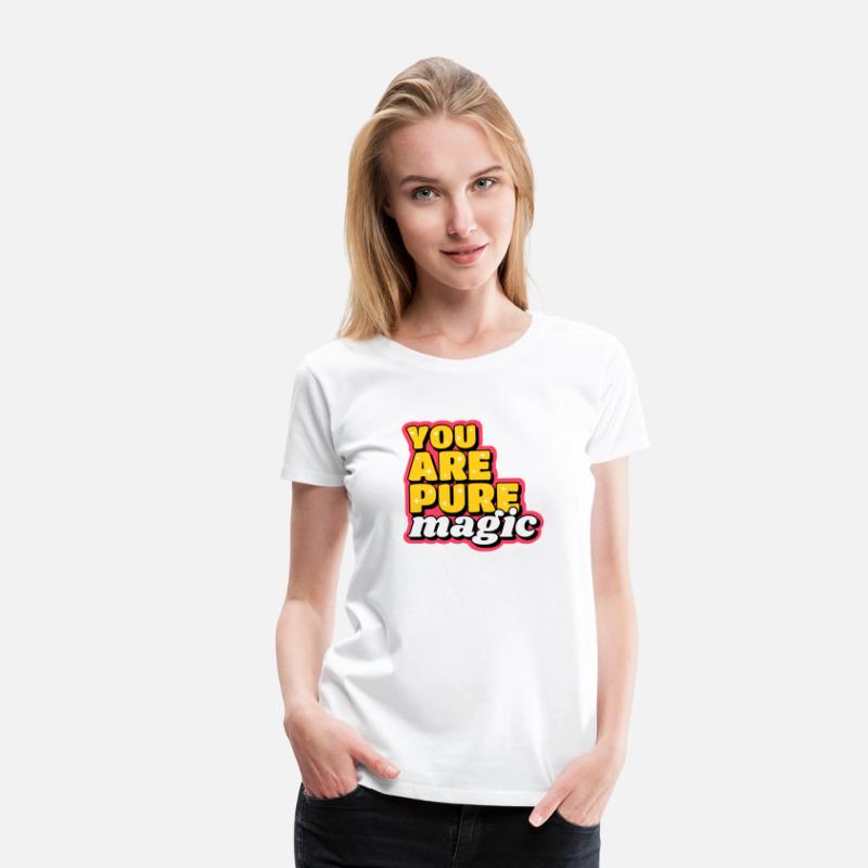 You are pure magic cute text design
