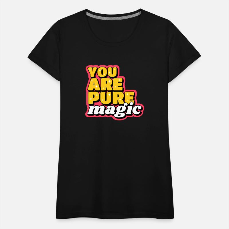 You are pure magic cute text design