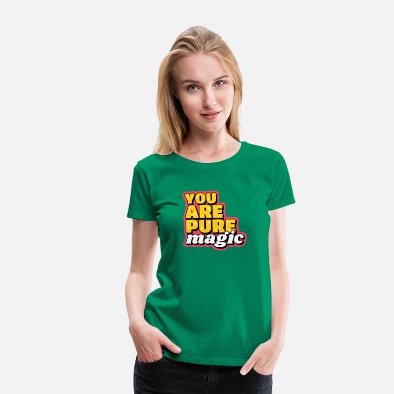You are pure magic cute text design