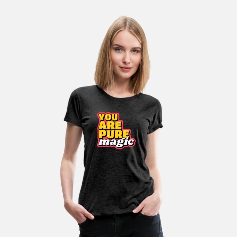 You are pure magic cute text design