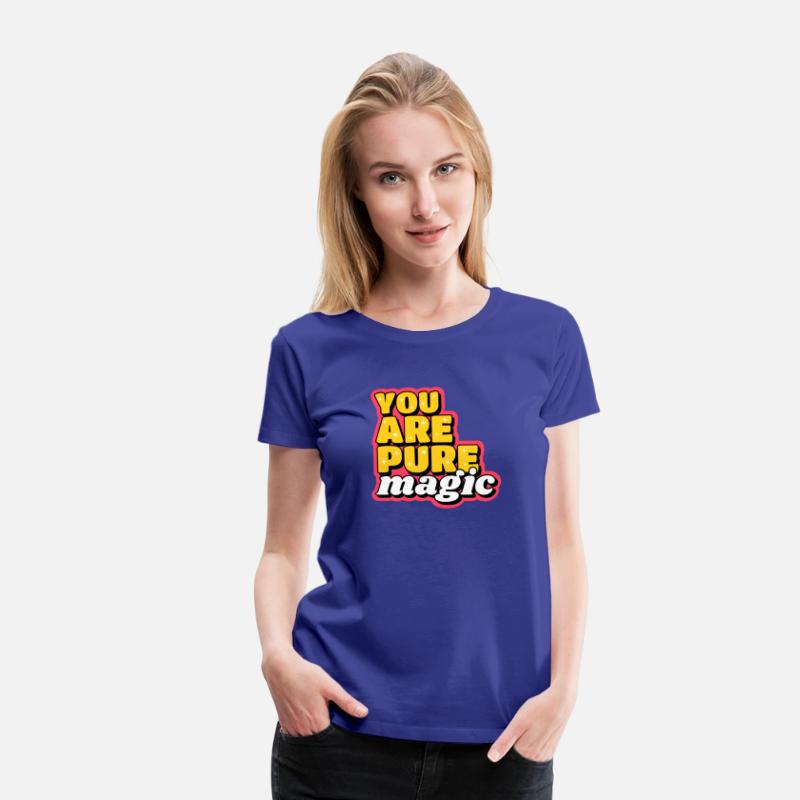 You are pure magic cute text design