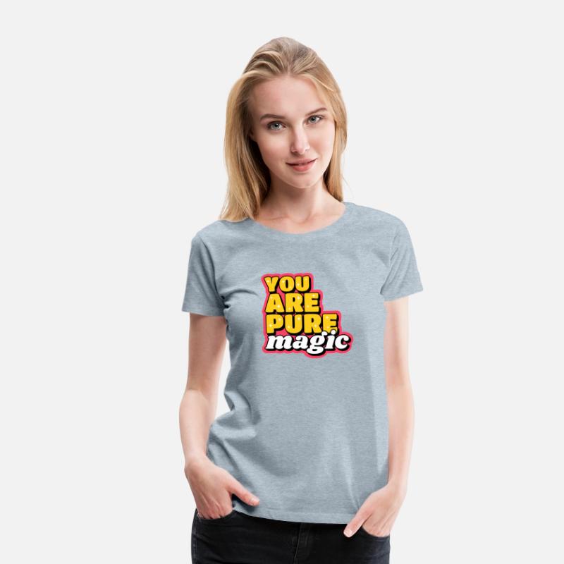 You are pure magic cute text design