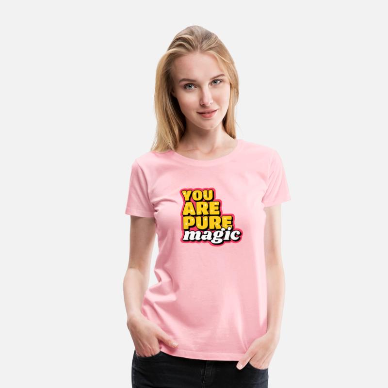 You are pure magic cute text design