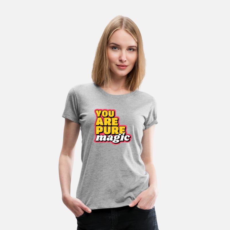 You are pure magic cute text design