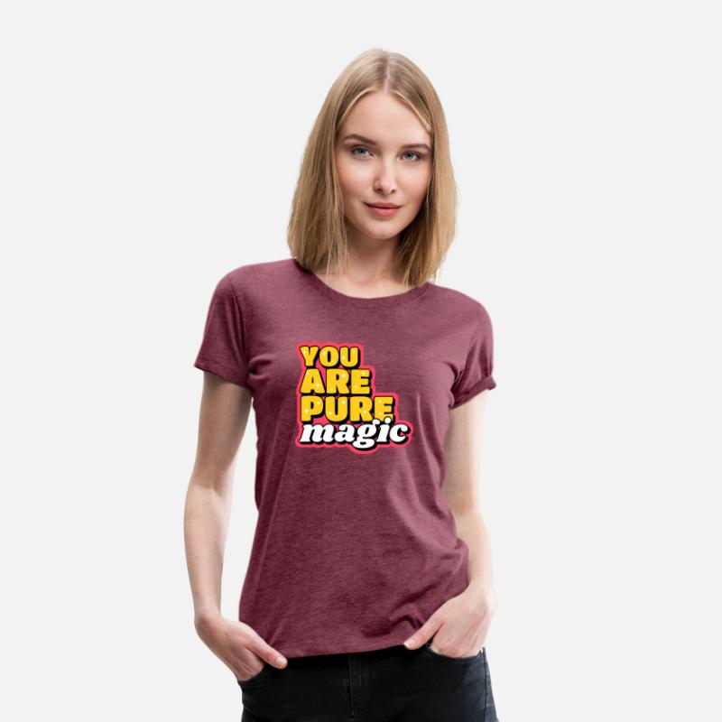 You are pure magic cute text design