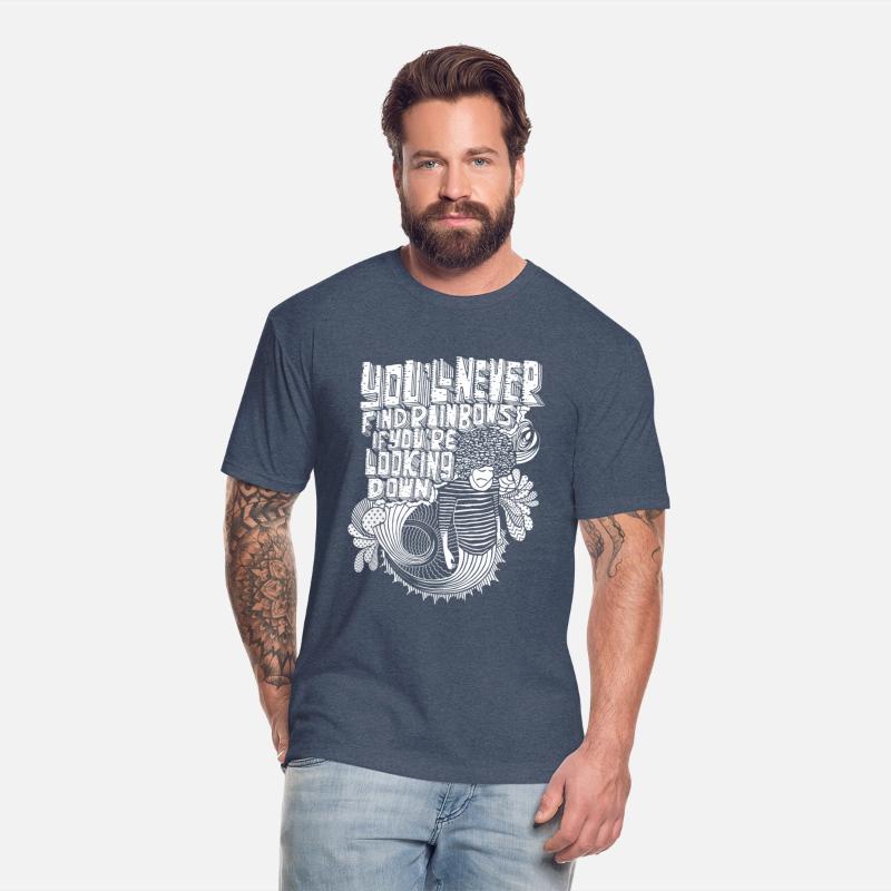 You'll never find rainbows if you're looking down