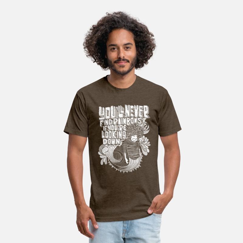 You'll never find rainbows if you're looking down