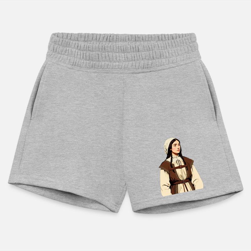 Young Peasant Woman in Medieval Garb