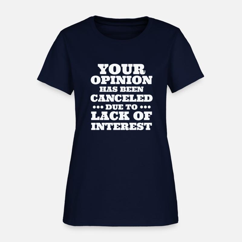 Your Opinion has been canceled due to no interest